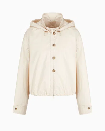 Emporio Armani Pima Gabardine 3-in-1 Blouson In Beige