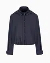 Emporio Armani Pima Gabardine 3-in-1 Blouson In Grey