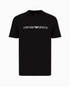 Emporio Armani T-shirt With Round Neck And Short Sleeves In Black