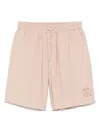 Emporio Armani Drawstring Bermuda Shorts In Pink