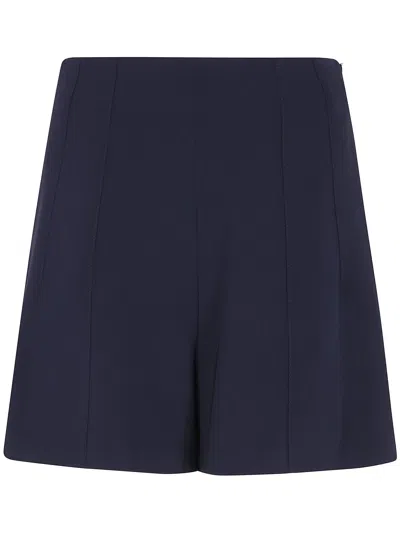 Emporio Armani Piped Trim Tailored Shorts In 蓝色