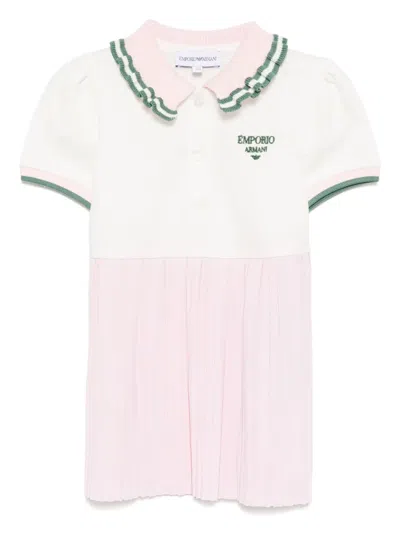 Emporio Armani Babies' Piqué Polo-collar Dress
