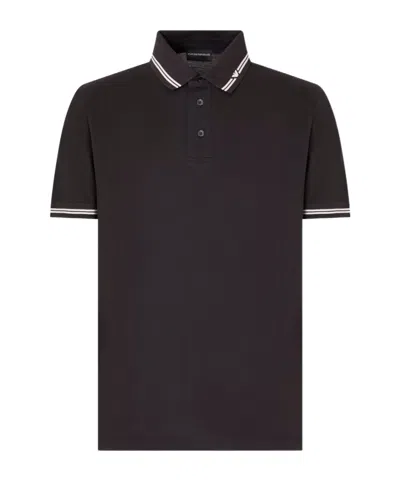 EMPORIO ARMANI EMPORIO ARMANI POLO SHIRT WITH TRIM DETAIL