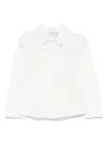 Emporio Armani Piqué-weave Shirt In White