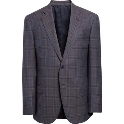 Emporio Armani Plaid Virgin Wool Sport Coat