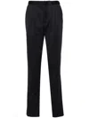 Emporio Armani Pleat-detail Trousers In Blue