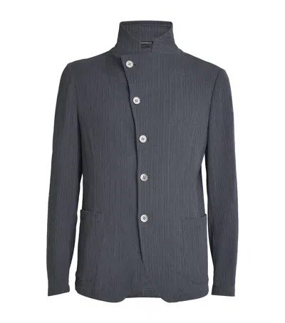 EMPORIO ARMANI PLEATED BLAZER