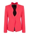 Emporio Armani Single-breasted Jacket In Red