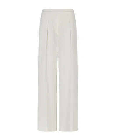 Emporio Armani Pleated-front Straight Trousers In Multi