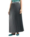 Emporio Armani Pleated Skirts In Grey/green