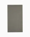 Emporio Armani Official Store Pleated Stole In Gray