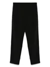 Emporio Armani Pleated Trousers In Black