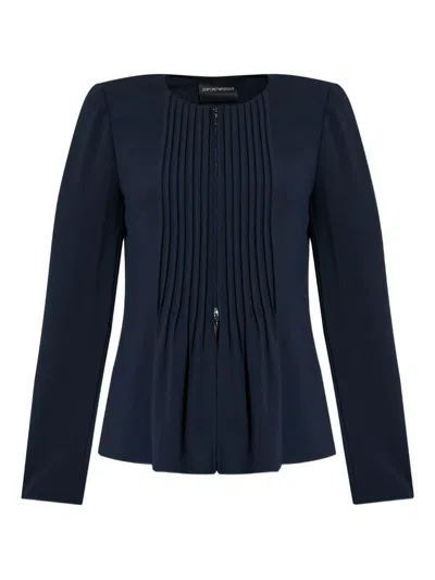 EMPORIO ARMANI EMPORIO ARMANI PLEATER BLAZER JACKET