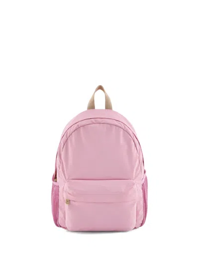 Emporio Armani Kids' Pocket Backpack In Pink