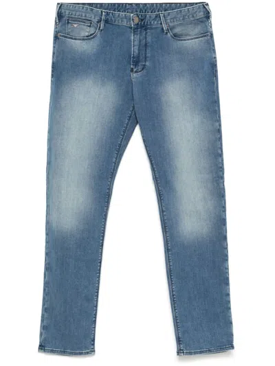 Emporio Armani Pockets Pant In Blue