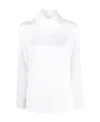Emporio Armani Blouse In White Polyester Giorgio Armani In White