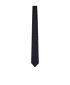 Emporio Armani Smooth Velvet Tie In Black