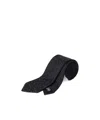 Emporio Armani Pointed Tie In Black