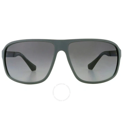 Emporio Armani Polarized Grey Gradient Square Men's Sunglasses Ea4029 5060t3 64