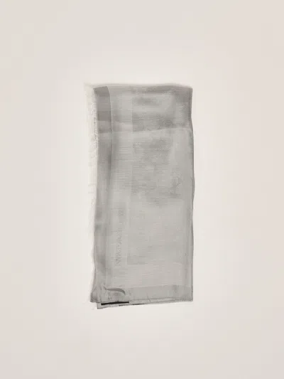 Emporio Armani Poliestere Scarf In Sel De Camargue