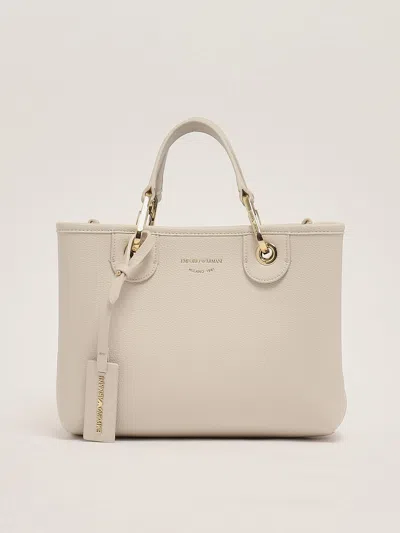 Emporio Armani Poliestere Shopping Bag In Corda