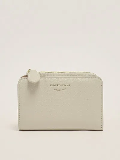 Emporio Armani Poliestere Wallet In Neutral