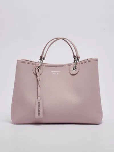 Emporio Armani Poliuretano Shoulder Bag In Ortensia