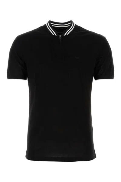 Emporio Armani Polo In Black