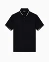 Emporio Armani Classic Piqué Polo Shirt With Polished Collar