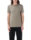 Emporio Armani Polo In Greige