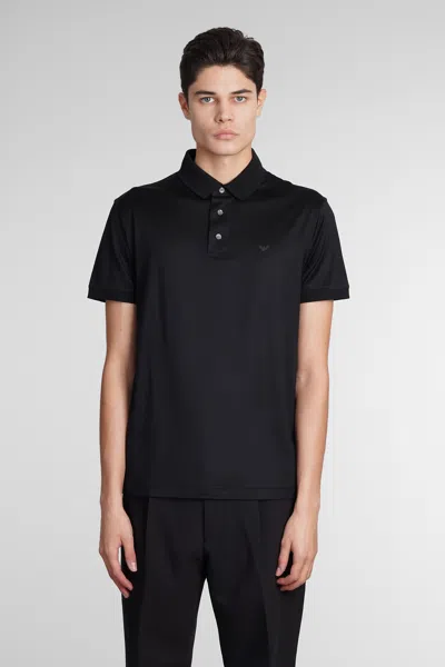 EMPORIO ARMANI MICRO EAGLE POLO SHIRT
