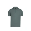 Emporio Armani Polo Manches Courtes En Coton In Green