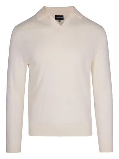 EMPORIO ARMANI POLO-NECK WOOL SWEATER
