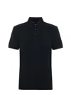 Emporio Armani 3d-effect Embossed Jacquard Jersey Polo Shirt