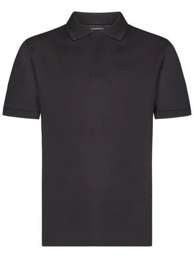 Emporio Armani Polo Shirt In Black