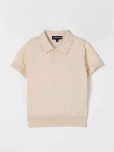 Emporio Armani Kids' Polo  Kinder Farbe Sand