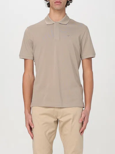 Emporio Armani Polo Shirt  Men Color Beige