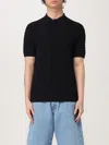 Emporio Armani Short-sleeved Polo Shirt In Blue