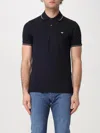 Emporio Armani Polo Shirt  Men Color Blue 1 In Blue