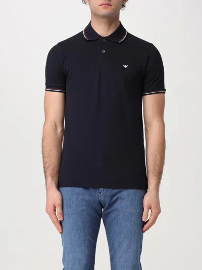 Emporio Armani Polo Shirt  Men Color Blue 1