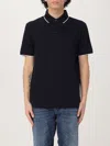 Emporio Armani Polo Shirt  Men Color Blue