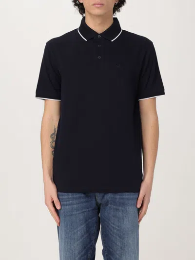 Emporio Armani Polo Shirt  Men Color Blue