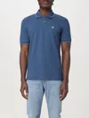 Emporio Armani Polo Shirt  Men Color Blue In Blau