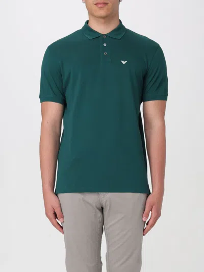 Emporio Armani Polo Shirt  Men Color Green In Green