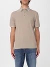 Emporio Armani Polo Shirt  Men Color Grey In Neutral