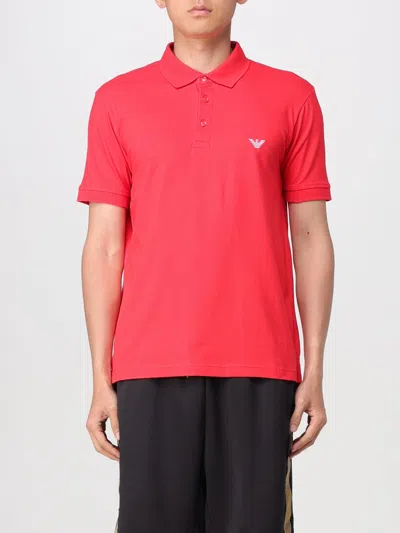 Emporio Armani Polo Shirt  Men Color Red