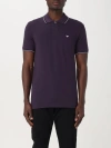 Emporio Armani Polo Shirt  Men Color Violet