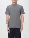 Emporio Armani Polo Rayé En Coton In White 1