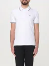 Emporio Armani White Bonded Polo
