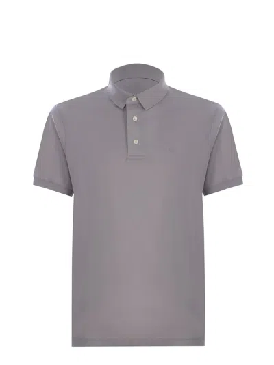 Emporio Armani Polo Shirt  Made Of Jersey In Grey